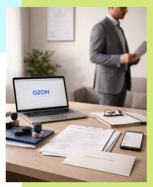 Отказное письмо для Ozon в Партизанске от 3757 р. | Сертэкс