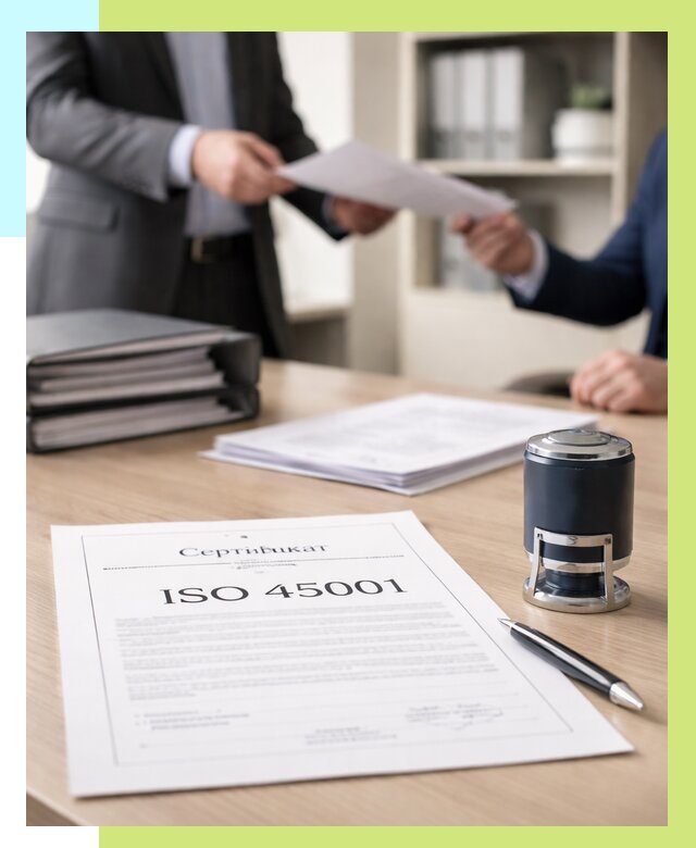 Сертификат ISO 45001 в Партизанске под ключ от 48299 р. | Сертэкс